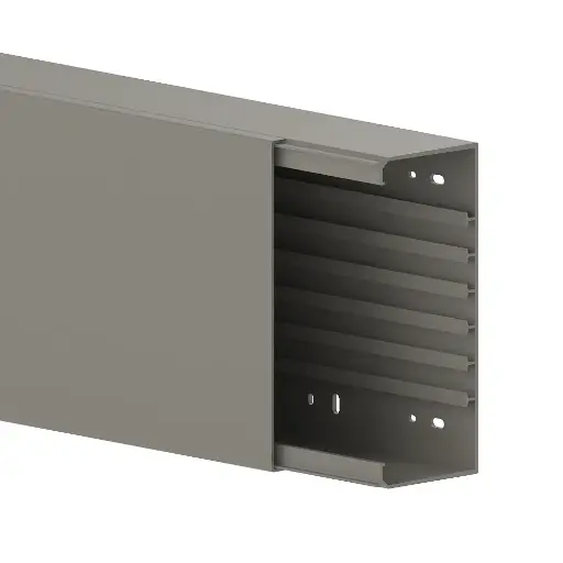 [/1091] 100x230- Goulotte murale grise (RAL 7030)