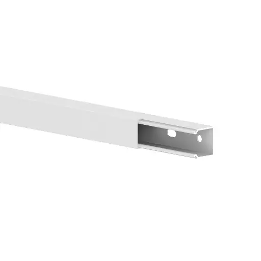 [/11025] 20x20- Goulotte murale blanche (RAL9010)