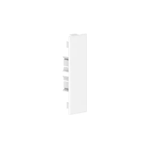 [/11204] 60x200- Embout pour goulotte murale blanche (RAL 9010) 