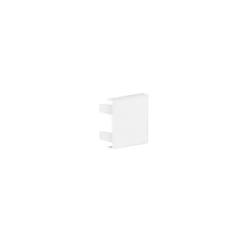 [/11826] 30x30- Embout pour goulotte murale blanche (RAL 9010) 