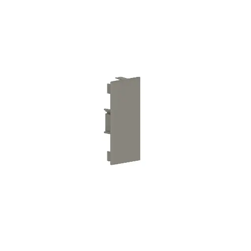 [/1188] 60x130- Embout pour goulotte murale grise (RAL 7030) 