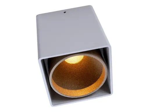 [/BC1KUANA3000KWC] (AS)KUANA 9W vierkant Wit Spot Champagne 3000K
