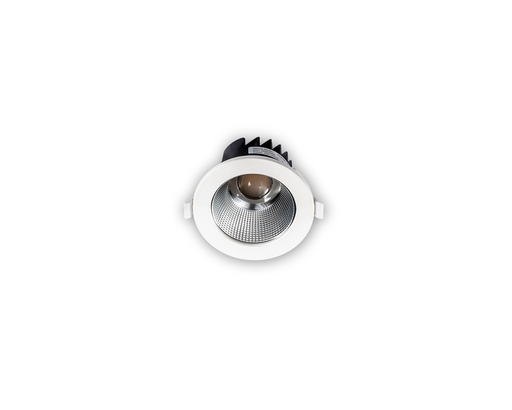 [/TKOM410CCTXWR] Downlight LED KOMET-R 4'' 10W 3K-4K IP54 Réflecteur Prysm.Alu - Sans driver