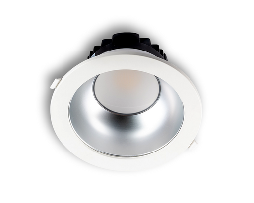 [/TKOM730CCTXWD] Downlight LED KOMET 7'' 28W 3K-4K IP54 Diffuseur + Alu mat - Sans driver