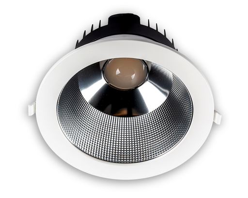 [/TKOM835CCTXWR] Downlight LED KOMET-R 8'' 35W 3K-4K IP54 Réflecteur Prysm.Alu UGR19 - Sans driver