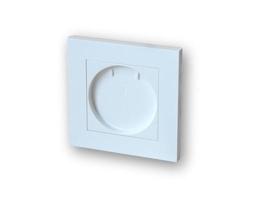[/BUTTONSRBASEWALL] Witte kunststof muurbasis voor SR5P knop (magnetisch)
