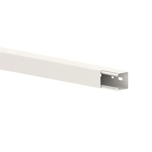 [/1017] 40x40- Goulotte blanc crème (RAL 9001)UE=40