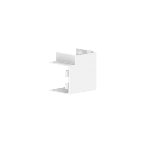 [/12195] 30x30- Vlakke hoek (RAL 9010 - Polarwit) - VPE=4