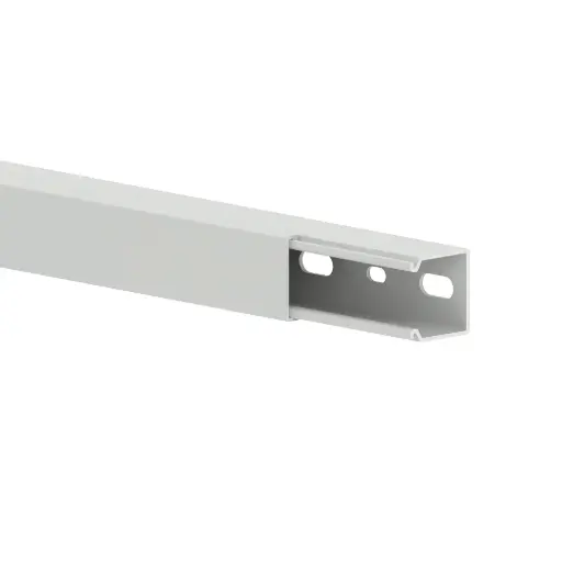 [/2814] 25x25 - Goulotte gris clair (RAL 7035)UE=72