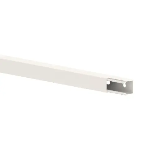 [/4109] 15x15- Goulotte blanc crème (RAL 9001)UE=80