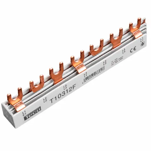 [/T10312F] Kamgeleider vork Teco 10mm² 12mod 3p