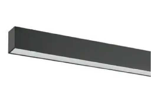 [/TDL1200CCT110GDA] DL-System 1200cm 40/50/60W  DALI CCT Umbra Grey RAL7022  + Kit de suspension