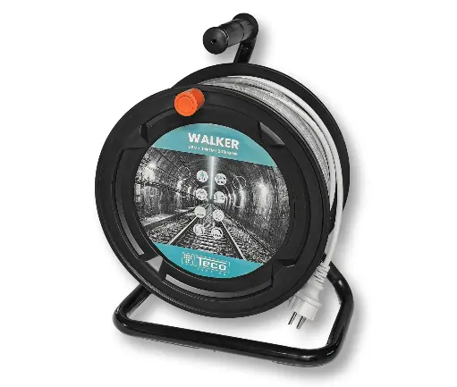 [/TWK5060R] WALKER Strip LED de chantier 50M 6W/M 6000K IP65 + Enrouleur