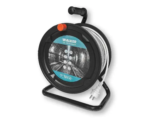 [/TWK2540R] WALKER Strip LED de chantier 25M 10W/M 4000K IP65 + Enrouleur