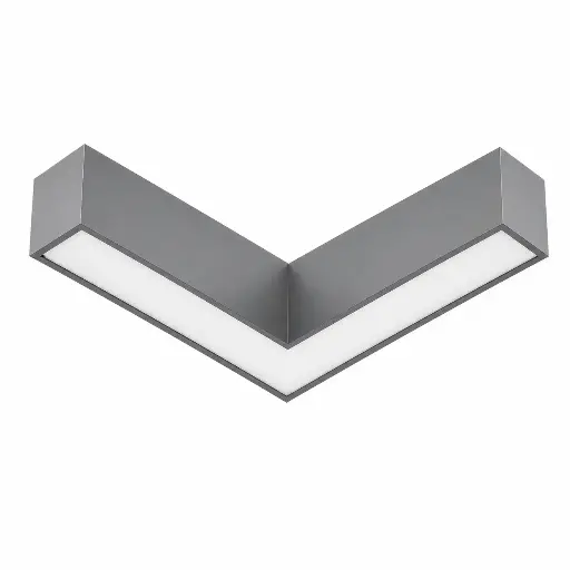 [/TDLA90G] DL-System L 90° 250x250 cm 15-17-20W CCT Umbra Grey