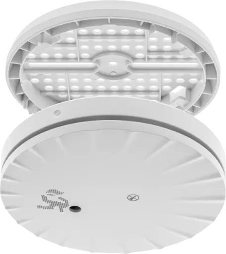 [/EVA042253] SLIM smoke detector – 10-year warranty, 10-year battery life + universal mounting bracket