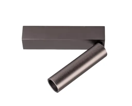 [/TIBSC127G] Spot TIBET-1 plafond orientable sur base 7W 2700K 38° (driver phase dim) "Gun black"