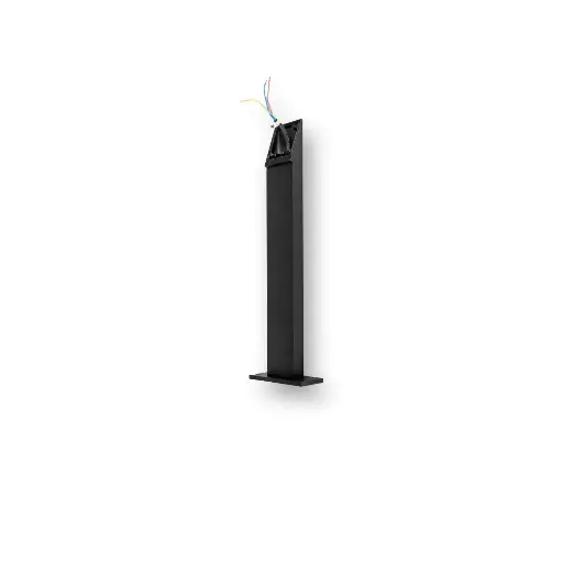 [/POLEYARDH470B] POTELET YARD H 47cm Noir  