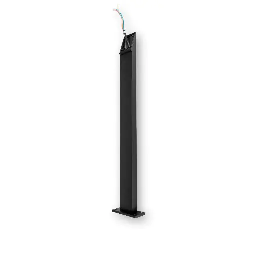 [/POLEYARDH720B] YARD BOLLARD H 72cm, Black