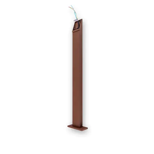 [/POLEYARDH720RB] POTELET YARD H 72cm Rust Brown