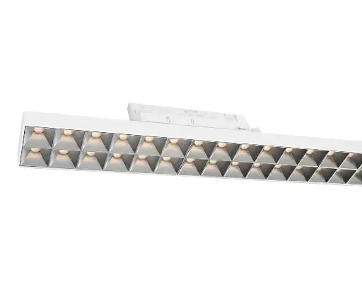 [/TALVEA40WWGRA] (AS)ALVEA LED-Tracklight 3P TECO 40W 3000/3500/4000K 60° Ra 90 Wit+Gr.Alu Mat 
