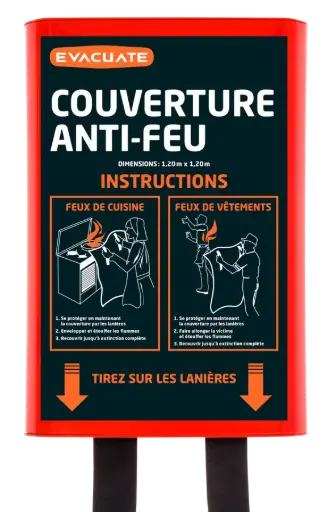 [/EVA033664] Fire blanket, 1.2 x 1.2 m