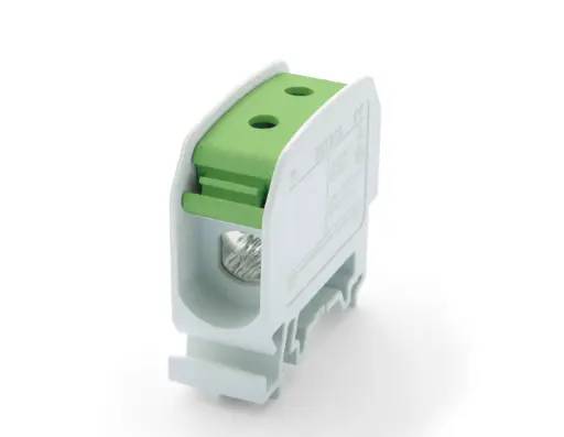 [/087210-2-3] Borne de racc. RKA 1p 35mm²  Cu+Al verte