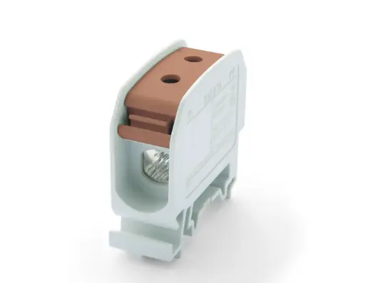 [/087210-3-3] Borne de racc. RKA 1p 35mm²  Cu+Al marron